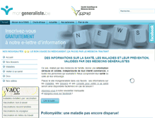 Tablet Screenshot of mongeneraliste.be